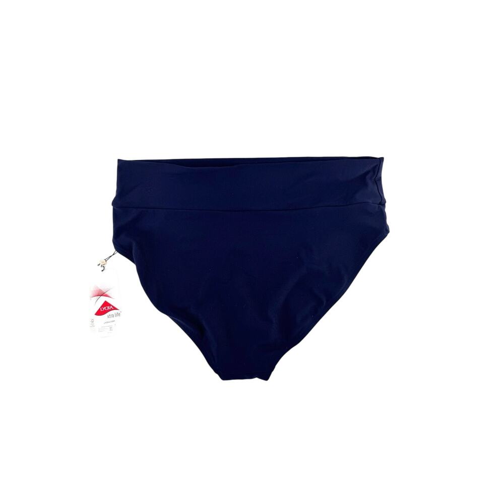 CALIA Women's Wide Banded High Rise Swim Bottoms XXL Opulent Blue